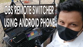 OBS remote Switcher using android phone app Touch Portal screenshot 2