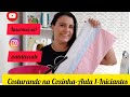 Costura na Cozinha - Aula 1 - Pano de Louça Fácil - Iniciantes na costura