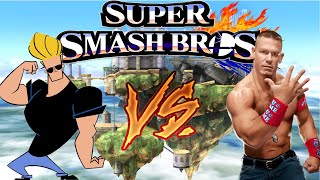 Johnny Bravo vs. John Cena | Smash Bros. Universe (Brawl mod)