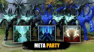 6 Terrorblade Metamorphosis party | Ability draft