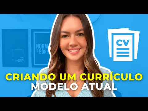 Criando um currículo modelo ATUAL (Que mais aprova)