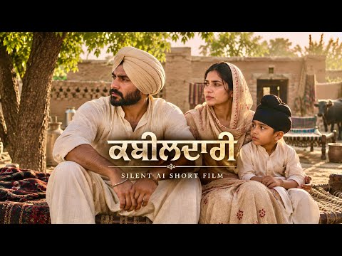 ਕਬੀਲਦਾਰੀ - Silent AI Short Film | Heart Touching Punjabi Story | AI Generated Silent Short Film