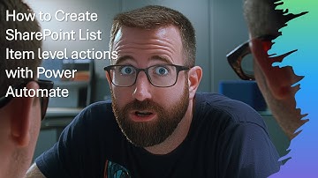 How to Create SharePoint List Item level actions with Power Automate