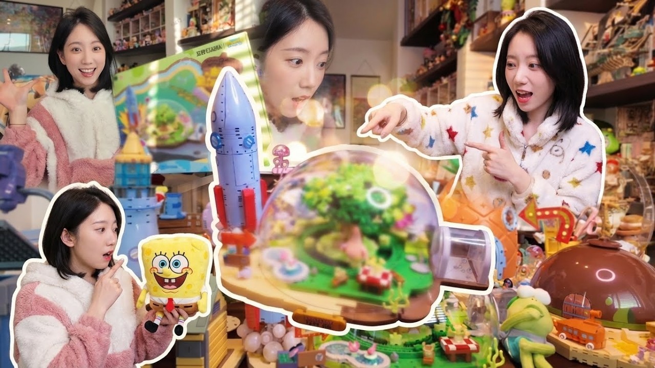 Hoàn Thành Thị Trấn Bikini Bottom | Lắp Ráp Nhà Cây Sandy Siêu To Khổng Lồ 🐿️🍍