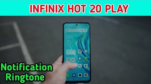 How to change Notification Tone in Infinix Hot 20 Play,Infinix Hot 20 Play me notification sound