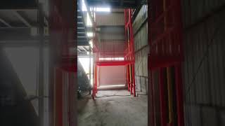 Warehouse Material Handling 3000kg Two Stories Hydraulic Freight Lift Platform #lift #goodslift