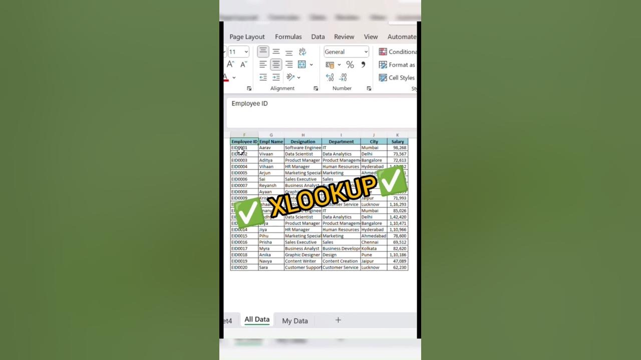 Apply xlookup function advanceexcel excel job viralvideo 