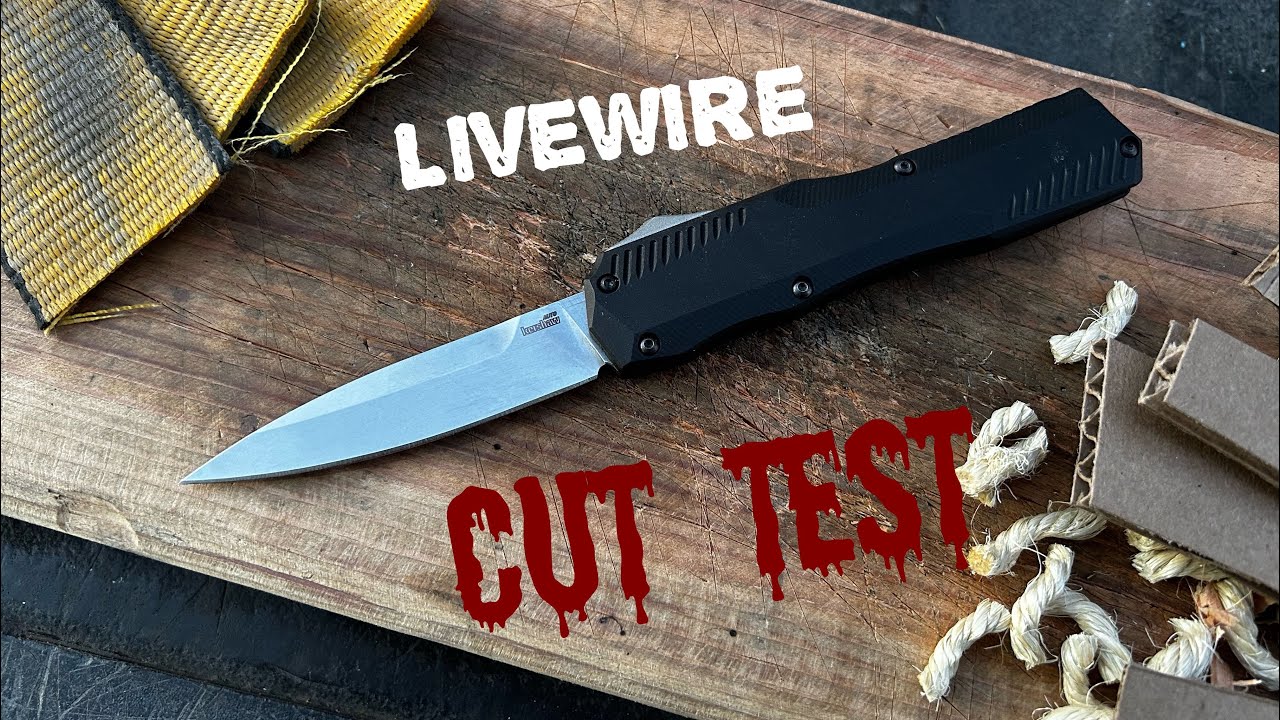 Cut Test: Kershaw Livewire OTF! - YouTube - Libcorp Livewire Cable Injury Test Results Allied Soldier Device Wallops