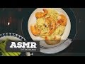 [ASMR]크림새우파스타 & 오독오독샐러리 이팅사운드/ Creamy Shrimp Pasta&Celery Eating Sounds/No talking