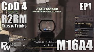 CoD 4 R2RM Tips & Tricks EP.1 Best Assault Rifle For Modern Warfare Remastered