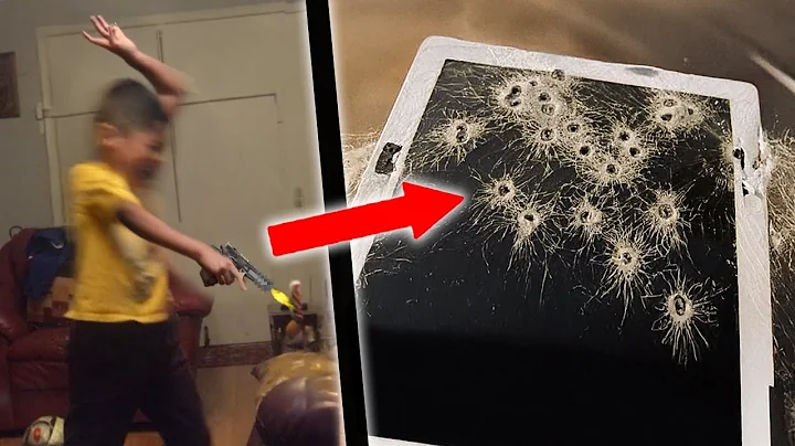 Kid SHOOTS Dad’s iPad after RAGING in Geometry Dash..