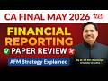 CA Final May 2026 🔥 FR Paper Review + AFM Strategy by Dr. CA R.C. Sharma 💯