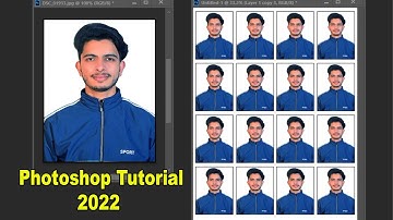 How to Make Passport Size Photo | Passport Size Photo Kaise Banaye | Photoshop cc 2022 Tutorial