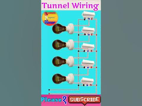 tunnel wiring connection diagram #shorts #lifehacks - YouTube