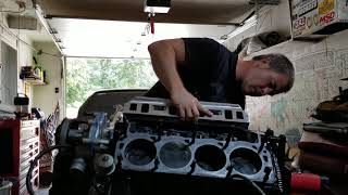 trick flow top end # motor getting assembled