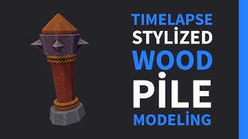Autodesk 2018 3Dsmax | TımeLapse Wood Pile Modeling | Project Way Of The Darkness