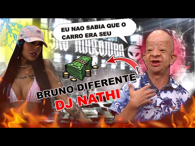 BRUNO DIFERENTE integrante da MANSÃO MAROMBA chuta carro de