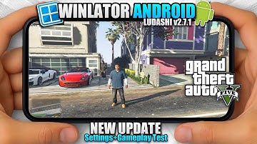 GTA 5 on Android Winlator Ludashi v2.7.1 (New Update) Gameplay Test | Snapdragon 8s Gen 3 POCO F6 