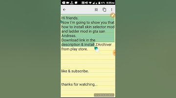 How to install skin selector mod & ladder mod in GTA San Andreas.