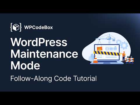 How to Enable WordPress Maintenance Mode with Custom Code