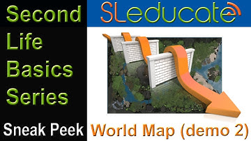 Second Life World Map (Demo 2). Module 2.2
