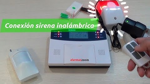 🔻🔻Instalación sirena inalámbrica FS201 alarma GSM🔻Sin cuotas🔻Sirena sin cable alarmas de casa🔻
