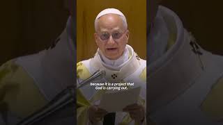 Pope blesses new tower at Barcelonas Sagrada Familia