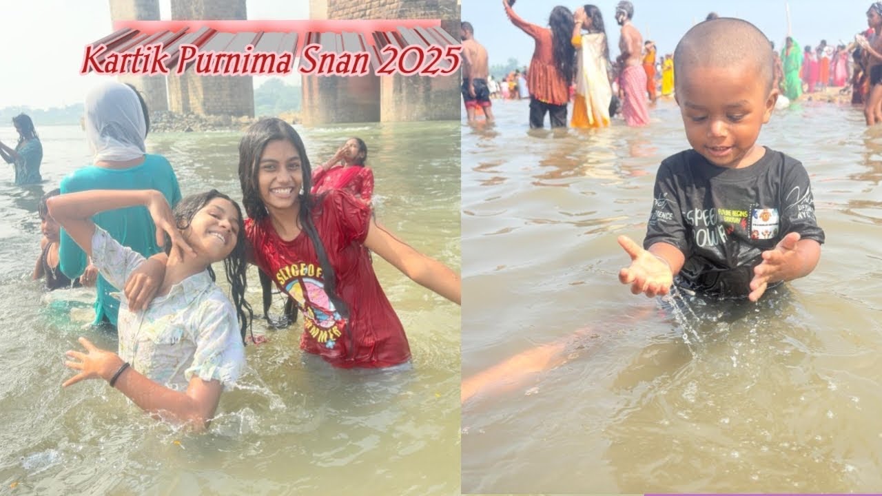 Kartik Poornima Snan Krne Ham Sab Kha Aaye// 
