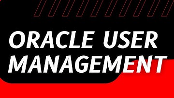 Oracle User Management | Oracle 12c Administration