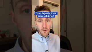 Script for turning a rejection email into a job offer. #career #jobsearch Script for turning a rejection email into a job offer. #career #jobsearch