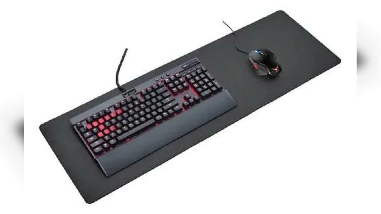 Review: Mouse Pad Gamer XG 900x400mm Antiderrapante Exbom Preto Dragão Azul