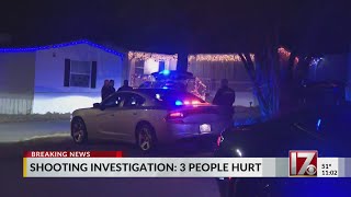 Three people hurt in Wake County shooting