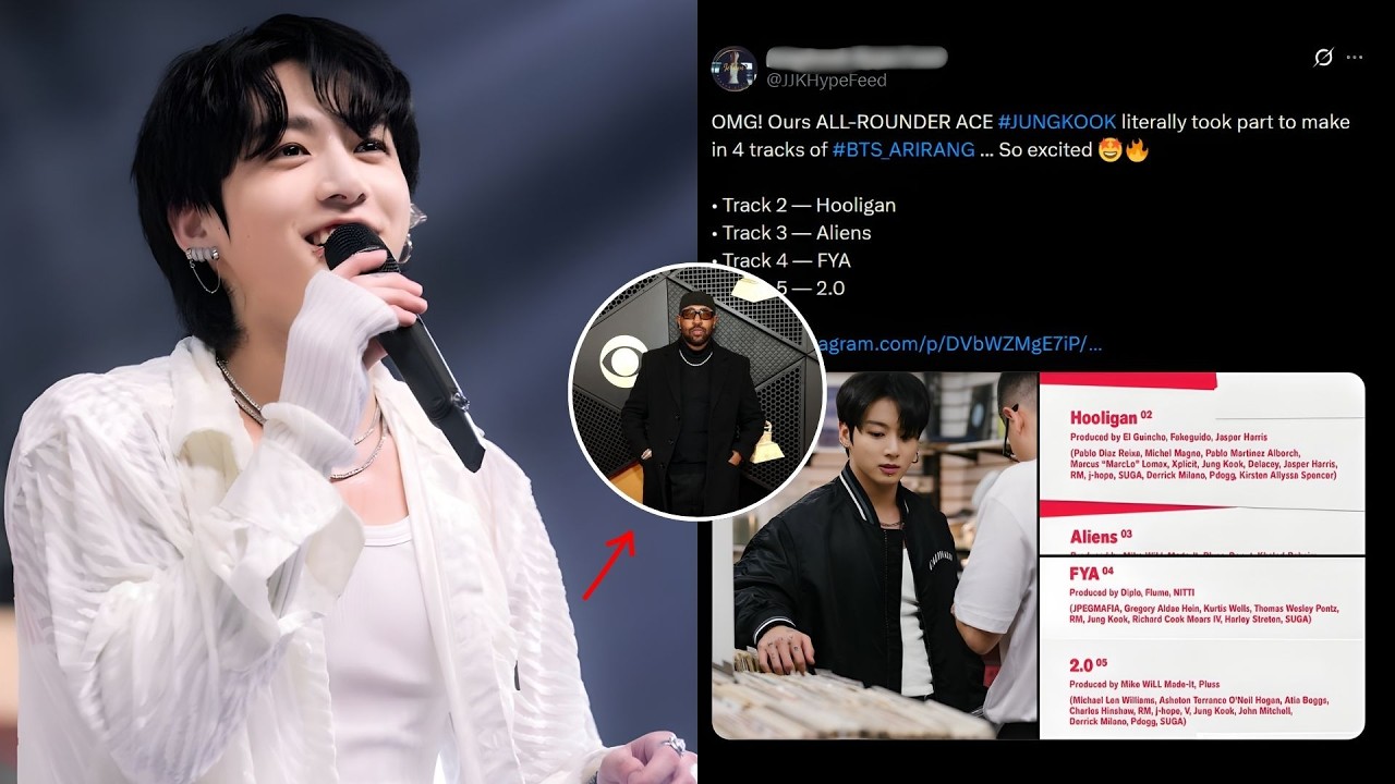 Jungkook Quietly Dominates 4 Songs on ARIRANG… Even This Hollywood Producer Is Amazed?!