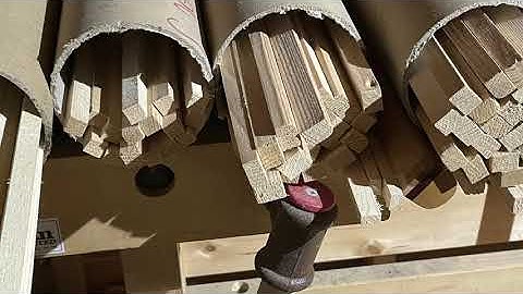 Making wooden arrow shafts (Power tools)