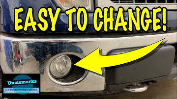 How to replace Fog light lamp bulb or assembly on F150 2009 2010 2011 2012 2013 2014 (EP 188)
