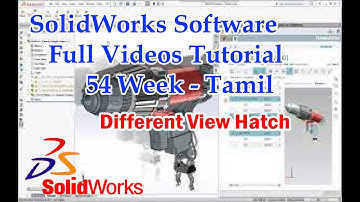Solidworks Hatch And  Un-hatchable - Tamil