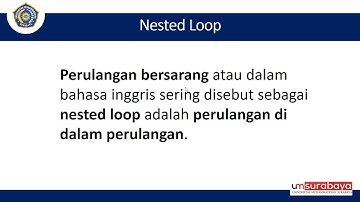 MUDAH PERULANGAN WHILE-DO, REPEAT-UNTIL, dan NESTED LOOP