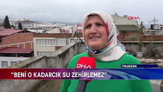 30 YILLIK GELENEK: YAĞMUR SUYUNU İÇİYOR