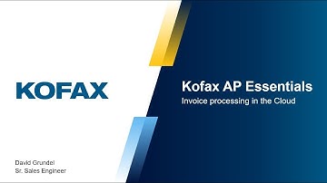 Tungsten Automation (Kofax, ReadSoft) AP Essentials Extended Demo