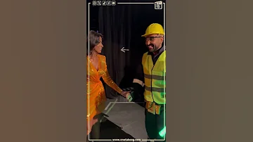 طالع اصلح المسرح لقاء روبي واحمد سعد من كواليس حفل ميدل بيست أحمد سعد روبي 