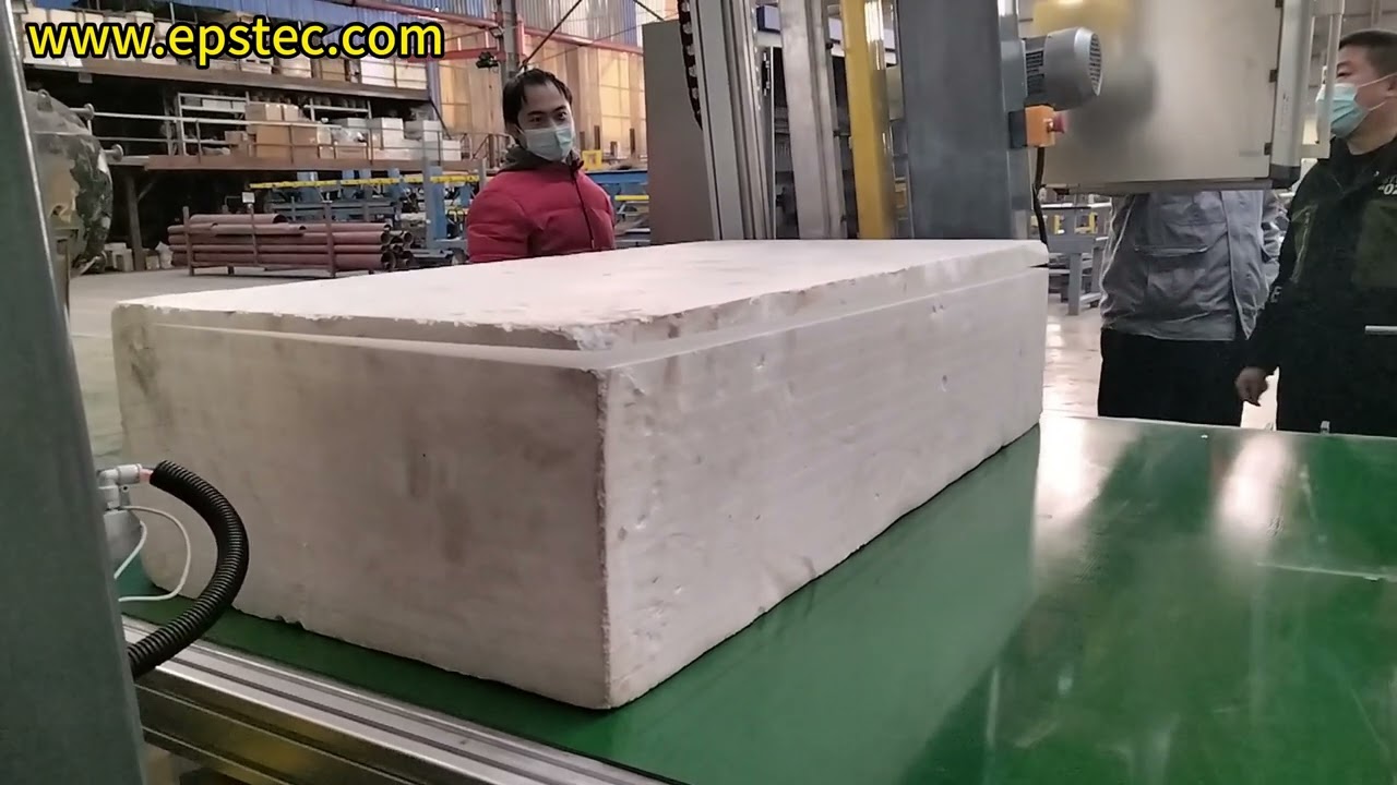 EPS cutting line with automatic horizontal and vetical wire setting function