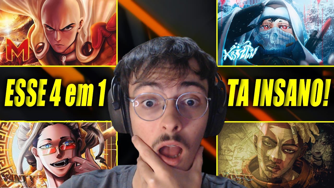 REACT 4 em 1 - MSDAIKI, KRIZIN e V4NTY