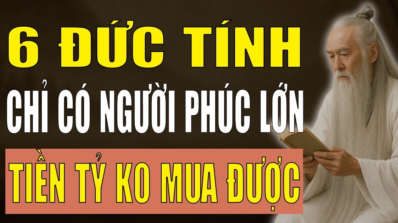 Cổ Nhân Tiết Lộ: 6 Đức Tính Chỉ Có ở Người Phúc Khí Lớn Dù Có Tiền Tỷ Cũng Không Mua Được.