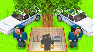 Fiz uma Base Secreta Para Fugir da Polícia