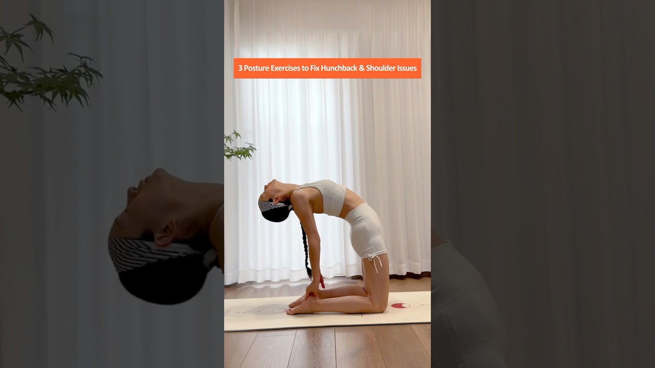 Fix Rounded Shoulders, Hunchback & Forward Head Posture With These 3 Easy Home Exercises