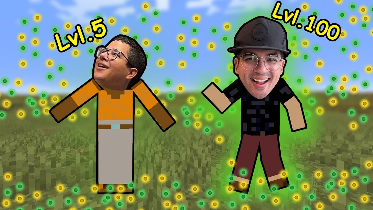 A CADA MINUTO CHOVE XP NO MINECRAFT!!