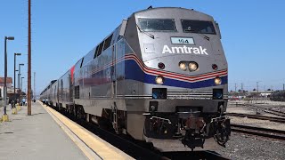 AMTK 164! Amtrak Coast Starlight Trip - Heritage Units, and more! San Jose - Santa Barbara!