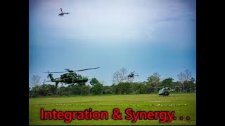1st time LCH Prachand & ALH Dhruv carried out aerial induction training to forward areas #indianarmy