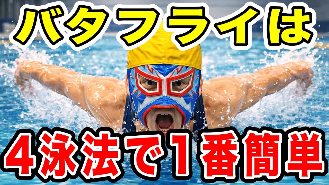 バタフライを簡単に泳ぐ方法　#2265