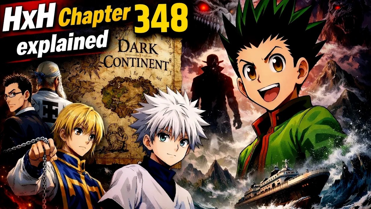 Hunter x Hunter Chapter 348 – Dark Continent Begins #hxh #darkcontinent #anime #manga